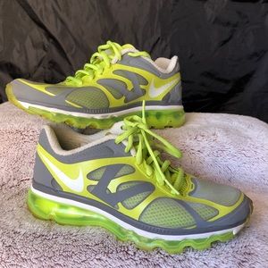 Nike Air Max Grey and Green